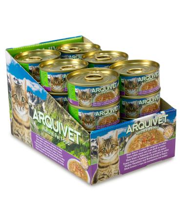 ARQUIVET Pack 24 units. White tuna and crab stick in sauce - Gourmet food based on 100% natural ingredients - Pack 24 units -