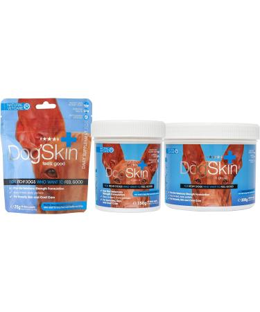 Natural VetCare Dog'Skin Veterinary Strength Skin and Coat Supplement for Itchy Dogs 300 g (Pack of 1) - Buy Online on GoSupps.com