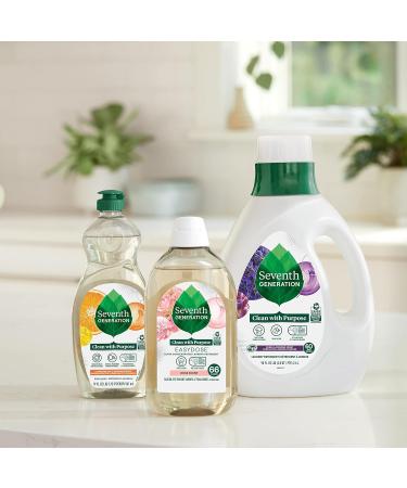 Seventh Generation Dish Liquid Soap Clementine Zest Lemongrass Dishwashing Soap Liquid Soap - 19 Oz - Pack Of 6 - Buy Online on GoSupps.com