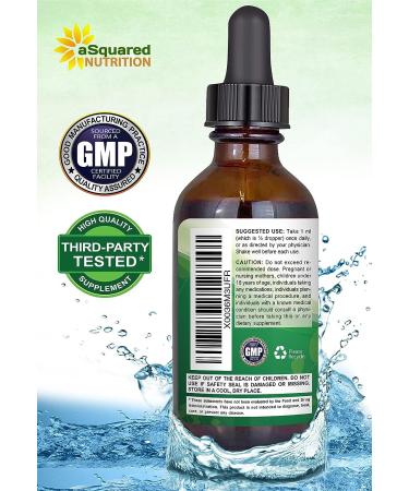 Chlorophyll Liquid Drops - Pure Herbal Vegan Supplement - 4 fl oz - Buy Online on GoSupps.com