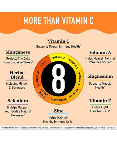 Airborne 1000mg Vitamin C Chewable Tablets with Zinc - 64 Chewable Tablets, Very Berry Flavor, Immune Support Supplement - Buy Online on GoSupps.com