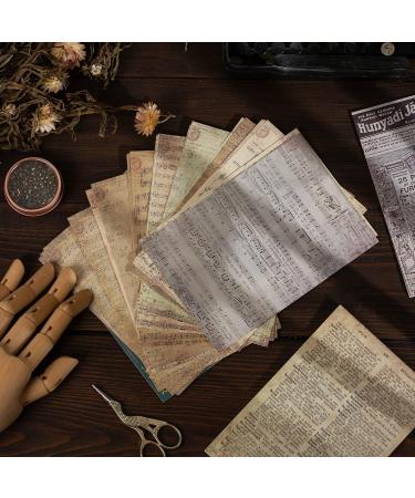 180 Sheets Vintage Scrapbook Paper Craft Kit for Bullet Journals and Planners - Buy Online on GoSupps.com