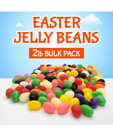 Brach's Classic Jelly Beans 2LB Bulk Candy Bag - Delicious Fruity Flavors - Easter Candy Ideal for Parties - 2 Pound Candy Variety Pack - Buy Online on GoSupps.com