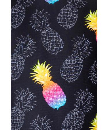 Destira Girls Gymnastic Leotard - Super Soft Stretch Tank Style Outfit with Scrunchie - Poppin' Pineapple Child Large (10) - Buy Online on GoSupps.com