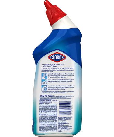 Clorox Toilet Bowl Cleaner with Bleach Gel, Ocean Mist Scent - 24oz (2 Pack) - Buy Online on GoSupps.com