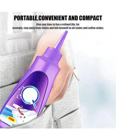 Active Enzyme Laundry Stain Remover Stain Remover for White Clothes Oil Stain Remover Clothes Clothes Stain Remover Cleaner Emergency Stain Rescue Stain Remover (240 ML White) - Buy Online on GoSupps.com
