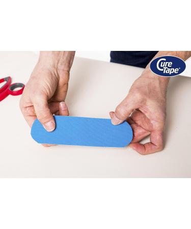 CureTape Extra Wide Kinesiology Tape 3 Inch - Waterproof Latex Free & Hypoallergenic | Pain Relief Muscle Support & Recovery | Buy Now - Buy Online on GoSupps.com