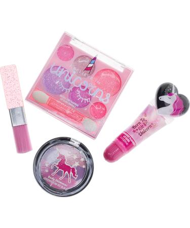 Townley Girl Unicorn Makeup Set - 8 Pieces with Lip Gloss, Nail Polish & Body Shimmer in Unicorn Bag - Ages 3+ for Parties & Makeovers - Buy Online on GoSupps.com