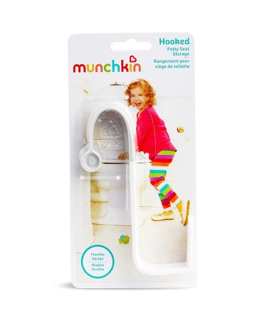 Munchkin Hooked Potty Ring Grey - 1 Count | Easy-to-Attach Toilet Training Seat - Buy Online on GoSupps.com
