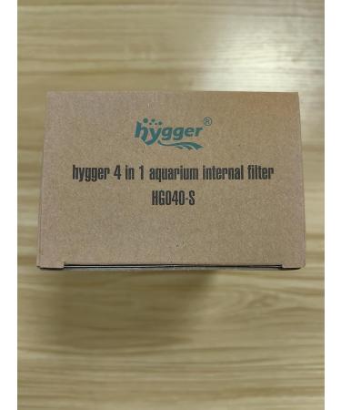 Hygger Aquarium Internal Filter 220L/H - 3W Turtle Filter with Adjustable Flow & Ceramic Filter Balls for 20-40L Aquariums - Buy Online on GoSupps.com