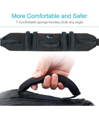 Reaqer Transfer Belt with 7 Loops | Quick Lock Buckle for Senior & Physiotherapy | Medical Girdle for Safe Ambulation - Buy Online on GoSupps.com