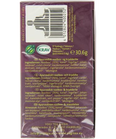 Yogi Tea | Rooibos - og | 5 x 17 bags - Buy Online on GoSupps.com