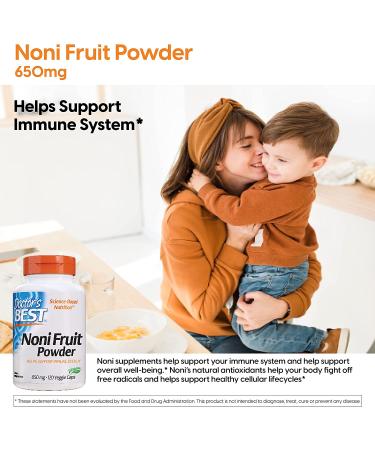 Doctor's Best Noni Concentrate 650mg - 120 Veggie Capsules - Buy Online on GoSupps.com