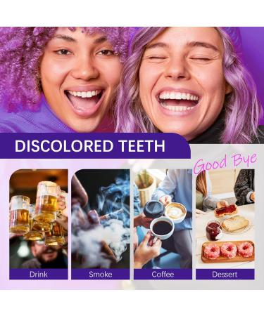 Purple Teeth Whitening Toothpaste | V34 Color Corrector for White Teeth & Gum Repair | Stain Removal for Yellow Teeth - Buy Online on GoSupps.com