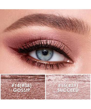 2 PCs Cream Eyeshadow Stick Set - Bright & Long-Lasting Waterproof Makeup Tool in Silky Peach (1415) | Matte & Shimmering Eyeshadow Crayon - Buy Online on GoSupps.com