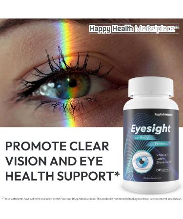 Eyesight Ice Berry Protocol - Our Best Vision Pills For Eyes - Eyesight Vitamins To Improve Eyesight - Vitamin A For Eye Health - Eye Health Vitamins Lutein And Zeaxanthin Lutein Zeaxanthin Supplement - Buy Online on GoSupps.com