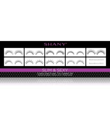 SHANY Eyelash Extend - Set of 10 Assorted Reusable Eyelashes | Thin Collection - International Shipping Available - Buy Online on GoSupps.com