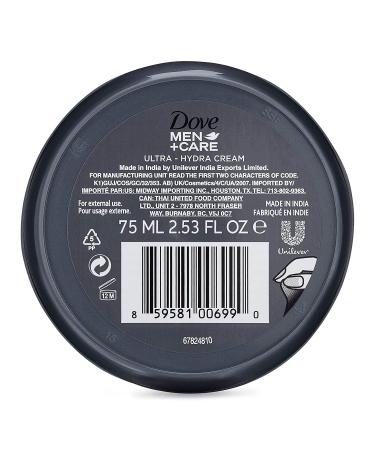 75 ml Hydra Cream for Men - Face Hands & Body Moisturizer | International Shipping Available - Buy Online on GoSupps.com