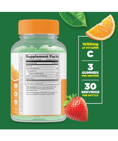 Lifeable Iron + Vitamin C 1050mg Gummies Bundle - Gluten Free & GMO Free Chewable Supplement - Buy Online on GoSupps.com