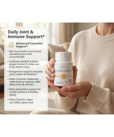 Curcumin Turmeric 360 mg per Serving (eq to 12 000 mg Turmeric) 120 Capsules w/Black Pepper & Phytosome Extract - Buy Online on GoSupps.com