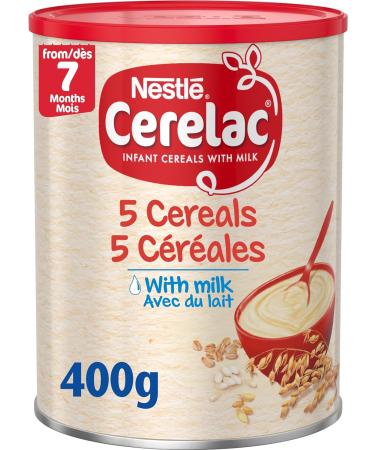 SMA Nestle Cerelac 5 Cereals With Milk 7 Months+ 400g - Pack of 1 - Buy Online on GoSupps.com