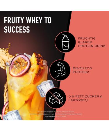 ESN Fruity Whey Isolate 2.0 - Tropical Punch 1kg | 27g Protein Sugar & Lactose Free Premium Quality Made in Germany - Buy Online on GoSupps.com