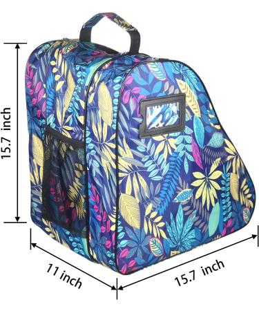 Large Capacity Roller Skate and Ice Skate Bag for Women, Men & Kids - Shoulder Strap, Top Handle, Side Pocket - Roller Skate Accessories for Inline and Quad Skates - Buy Online on GoSupps.com