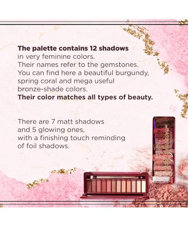 Eveline Cosmetics Ruby Glamour Palette | 12 Highly Pigmented Eye Shadows for Stunning Looks - Shop Internationally - Buy Online on GoSupps.com
