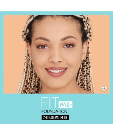 Maybelline Fit Me Natural Beige Foundation & Mattifying Primer Bundle (2 Count) - Buy Online on GoSupps.com