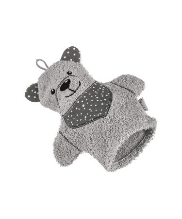Sterntaler Play Wash Mitt Terry Bear Baylee - Hand Puppet 24x24 cm Grey | International Shipping Available - Buy Online on GoSupps.com