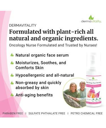 Unscented Face Moisturizer for Chemo Patients | Natural Organic Oncology Cream | Hydrating & Soothing Serum | Paraben & Chemical Free | 1 oz - Buy Online on GoSupps.com
