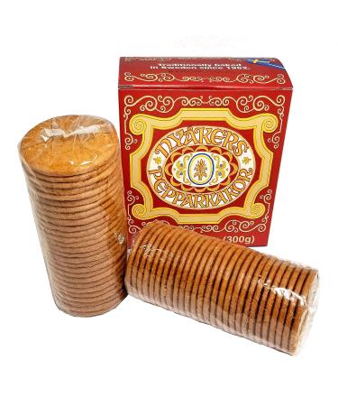 Nyaker Swedish Gingersnap Cookies 10.6 oz Twin Sleeve - Pack of 3 (31.8 oz total) - Buy Online on GoSupps.com