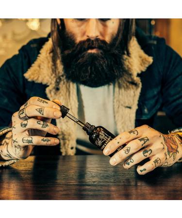 Captain Fawcett's Ricki Hall's Booze & Baccy Beard Oil & Moustache Wax Gift Set - Premium Grooming for Beards & Moustaches | International Shipping Available - Buy Online on GoSupps.com