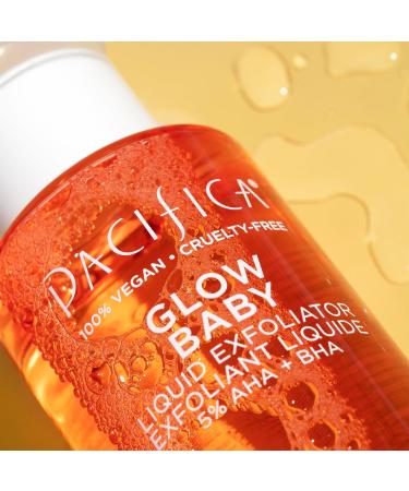 Pacifica Glow Baby Liquid Exfoliant - 5% AHA BHA & Vitamin C Booster Serum for Radiant Skin | International Shipping Available - Buy Online on GoSupps.com