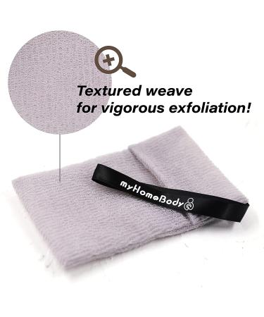 Soap Pocket Exfoliating Pouch - 2 Pack Body Scrubber & Lifting Pads | White Smoke | Ideal for Large Bar Soap & Leftovers - Buy Online on GoSupps.com