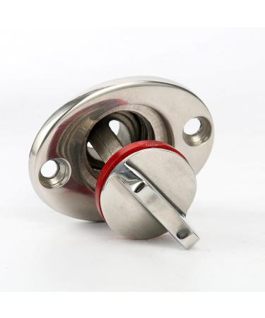 Amarine Made Stainless Steel Oval Garboard Drain Plug - 1'' Hole, 3/4'' Thread - Buy Online on GoSupps.com