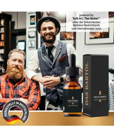 Der Barber Beard Oil - Vegan Skin-Soothing Rich Formula - Premium German Quality - Buy Online on GoSupps.com
