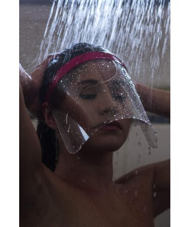 Showrshield - Keeps your face dry while your showering & shampooing. Any reason to keep your face dry while in the shower. (PINK)