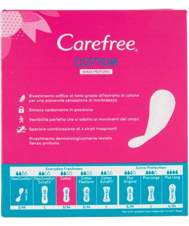 Buy Carefree Liners - 116g | International Shipping Available | Ultimate Protection & Comfort - Buy Online on GoSupps.com