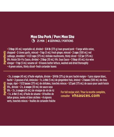 VH Garlic Hoisin Stir-Fry Sauce (12 Pack) 355 Milliliter - Buy Online on GoSupps.com
