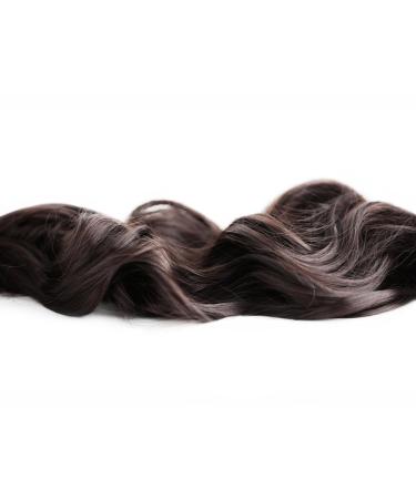Shop Brown Wavy Curly Clip-In Hair Extensions 60 cm - 7 Piece Thickening Set for Added Volume - Buy Online on GoSupps.com