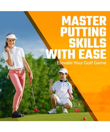 Adjustable Junior Mini Golf Putter for Kids | Extendable Shaft | Right & Left Hand | Red - Buy Online on GoSupps.com