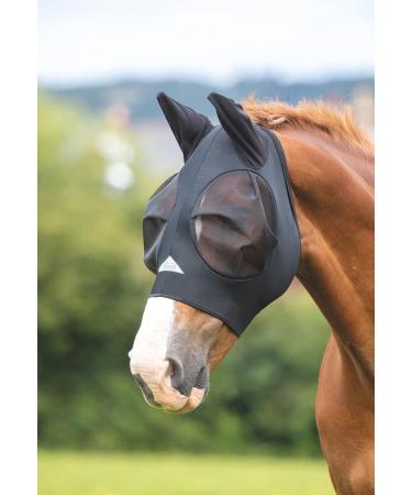 Shires Flyguard Pro Stretch Fly Mask - Jet Pony - Buy Online on GoSupps.com