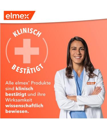 Elmex Dental Floss 50m - Waxed Tooth Strap for Deep Cleaning Aminfluoride Protection Against Cavities & Gum Infections - 1 Pack - Buy Online on GoSupps.com