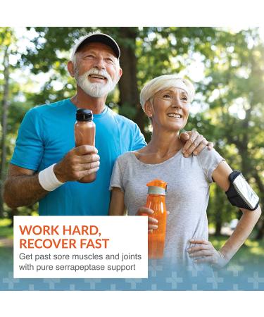 Arthur Andrew Medical Serrapeptase 500 mg - Pure Enzyme Supplement | 180 Capsules - Buy Online on GoSupps.com