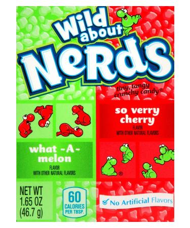 Wonka Wonka Nerds Wild Cherry and Watermelon 47g (Pack of 5)