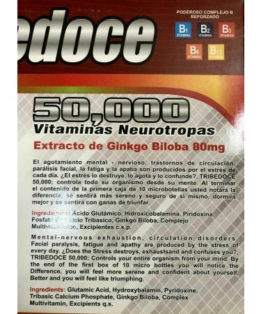 Neurotropas Tribedoce 10 microbotellas - Buy Online on GoSupps.com