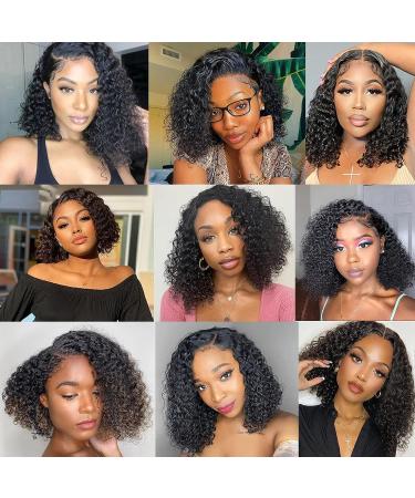 10 Short Curly Bob Human Hair Wig for Black Women - 150% Density, HD Lace Frontal, Pre-Plucked Natural Hairline - Buy Online on GoSupps.com