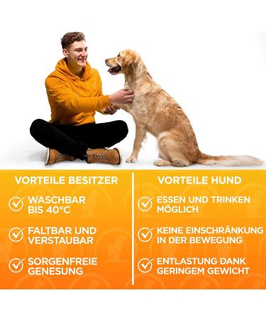 Tierhood Inflatable Protective Ruff for Dogs & Cats | Comfortable Dog Collar for Neck Support & Injury Recovery - Buy Online on GoSupps.com