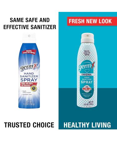 Germ-X Hand Sanitizer Spray 5.5 Oz - Pack of 6 | Effective Antibacterial Protection - Buy Online on GoSupps.com